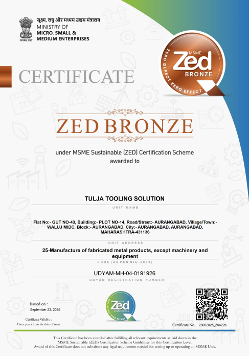 ISO Quality Certificate